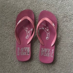 PINK flip flops